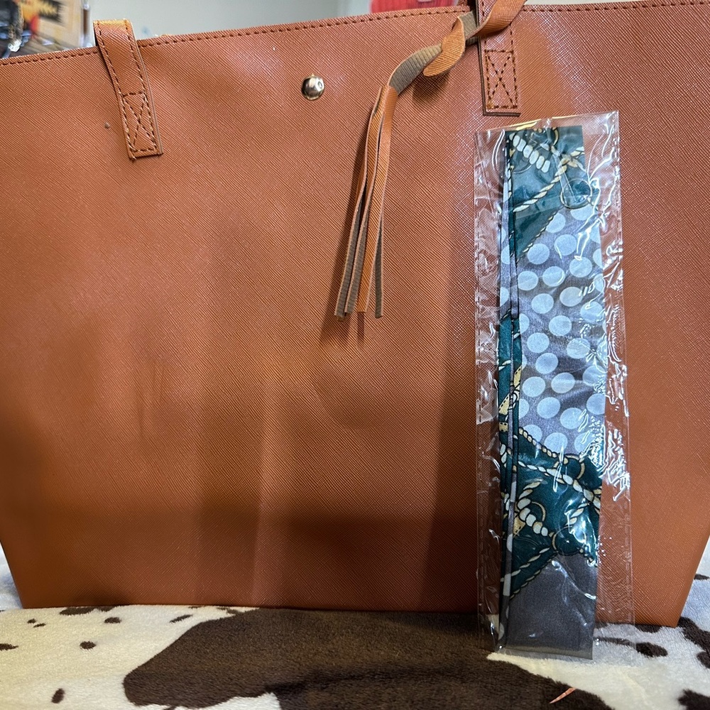 New leather pu Dreubea orange purse